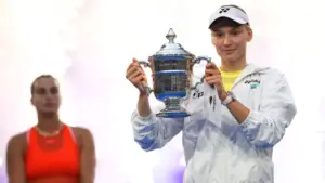 Teruglezen US Open | Rybakina wint finale na spannende driesetter tegen Sabalenka
