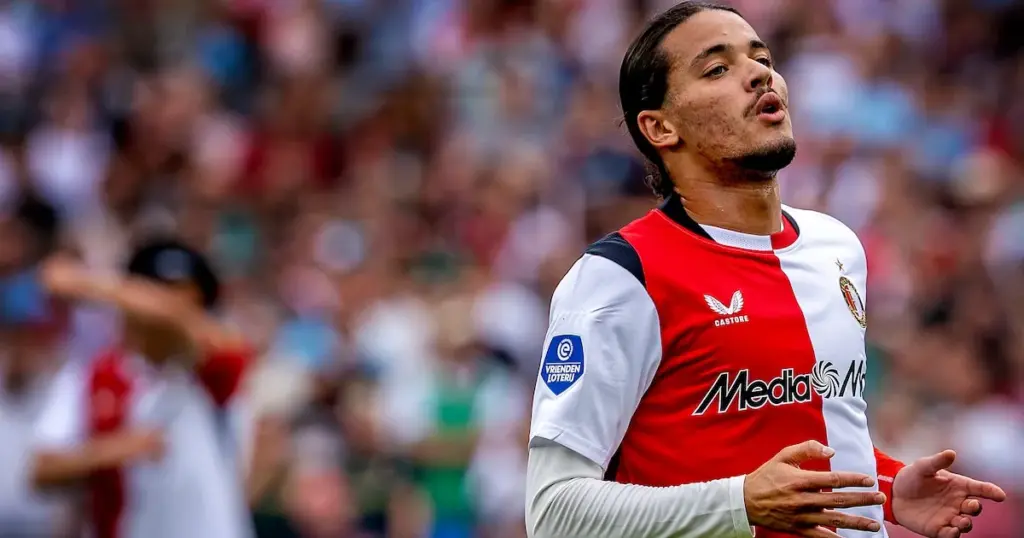 Transfer Feyenoord-aanvaller Anis Hadj Moussa naar Saoedi-Arabië klapt door discussie over bankgarantie
