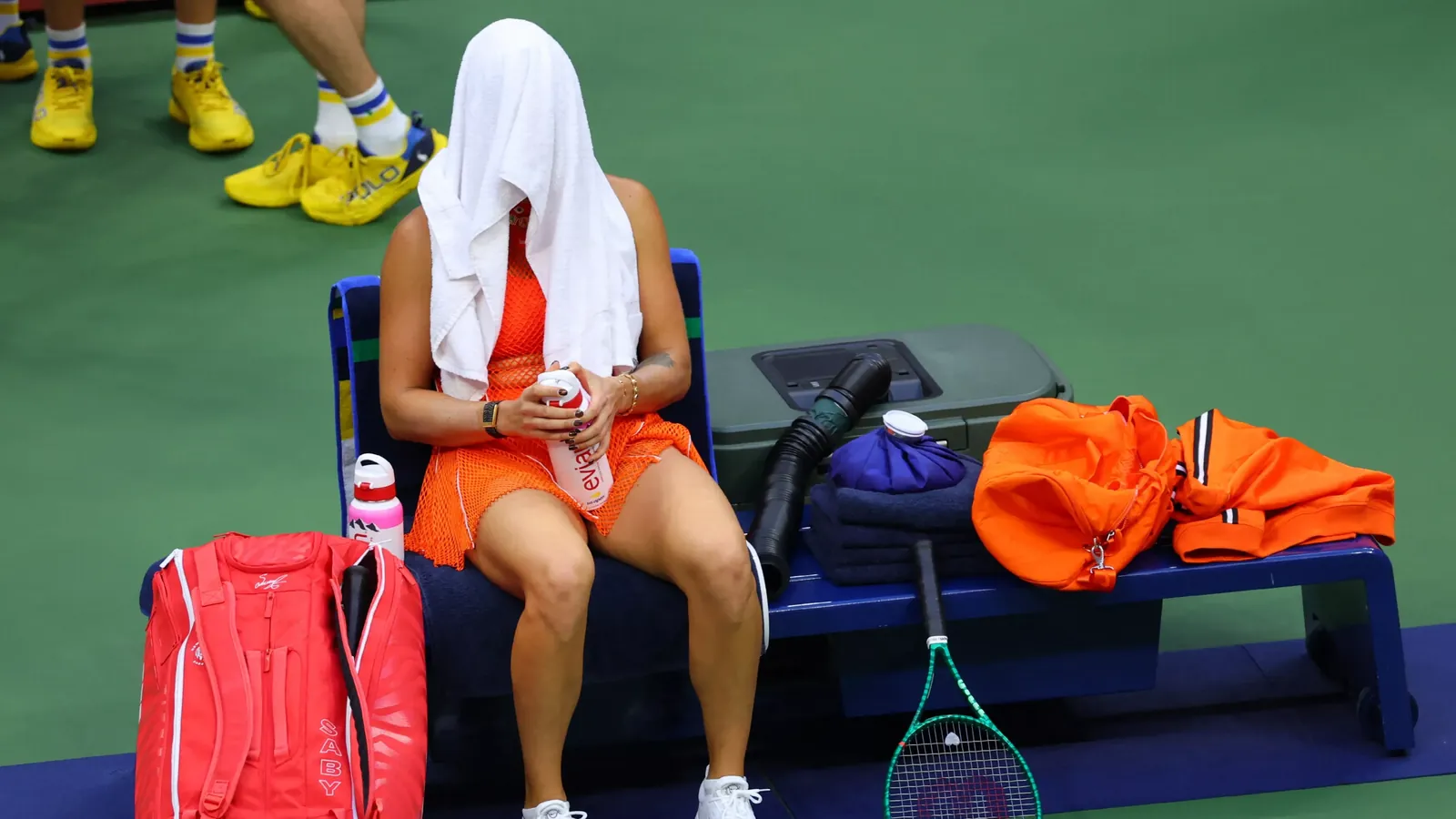 Frustraties bij Aryana Sabalenka